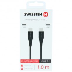 SWISSTEN TPU datový kabel USB-C / USB-C - 1 m