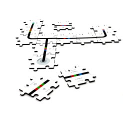 Holzpuzzle für Ozobot - Starter Set