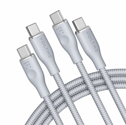Voltme Powerlink Rugg Series CTC 5A/100W 1,8m (grau) - Ladekabel