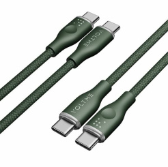 Voltme Powerlink Rugg Series CTC 3A/60W 1,0m (grün) - Ladekabel