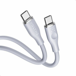 Voltme Powerlink Moss Series CTC 3A/60W 1,0m (grau) - Ladekabel