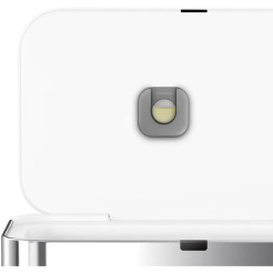 Simplehuman Sensor 58 L - Stahl weiß