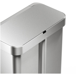 Simplehuman Dual Sensor 58 L (34/24) - Rostfreier Stahl