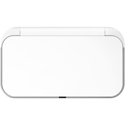 Simplehuman Dual Sensor 58 L (34/24) - weißer Stahl