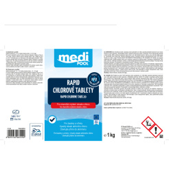 mediPOOL Rapid – Chlortabletten 20 g, 1,0 kg