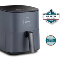 Cosori L501 PRO 4,7 l + 5 Spieße und Grillrost – schwarz