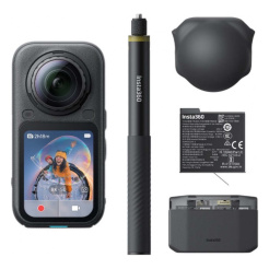 Insta360 X6 Essentials-Paket Midnight Black