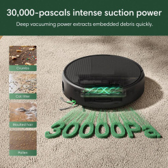 iRobot Roomba Plus 675 Combo + AutoWash-Dockingstation – schwarz