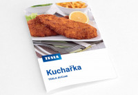 Farbig gedrucktes Kochbuch auf Deutsch