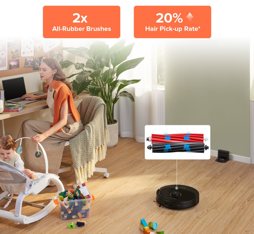 Doppelte Bürsten für doppelte Leistung