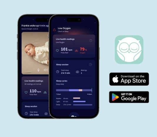 Owlet-Pflege-App für bequeme Überwachung von überall