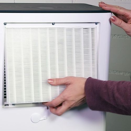 Mit dem optionalen HEPA-Filter wird er auch zum Luftreiniger