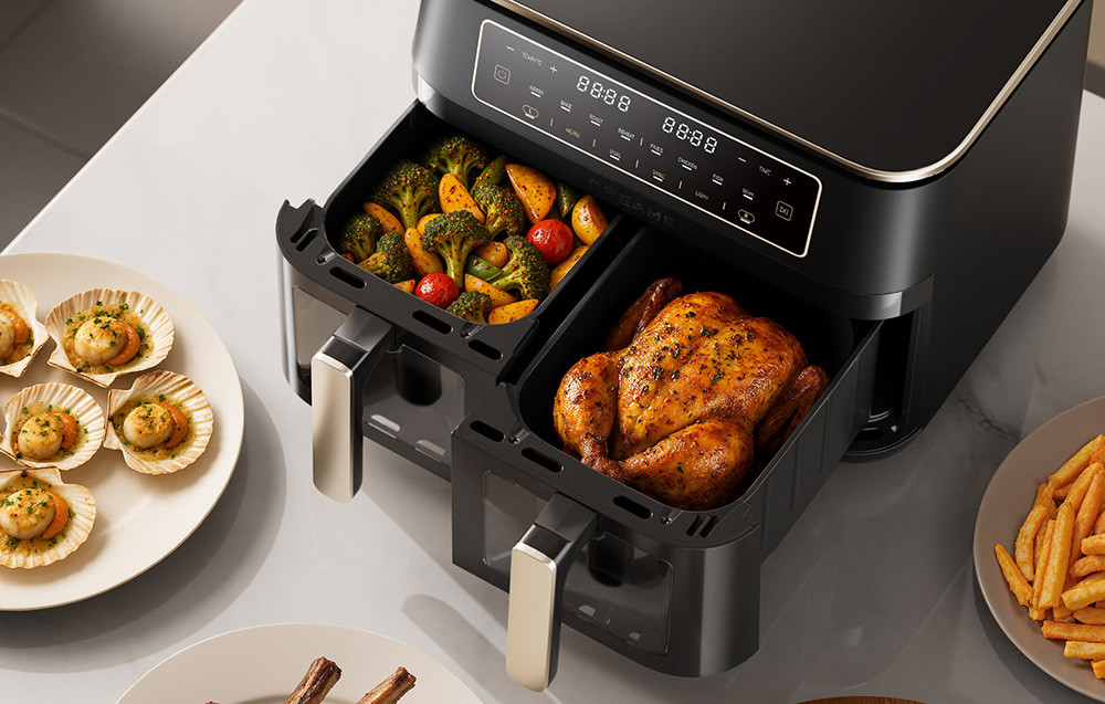 Intuitiver Touchscreen mit acht voreingestellten Programmen