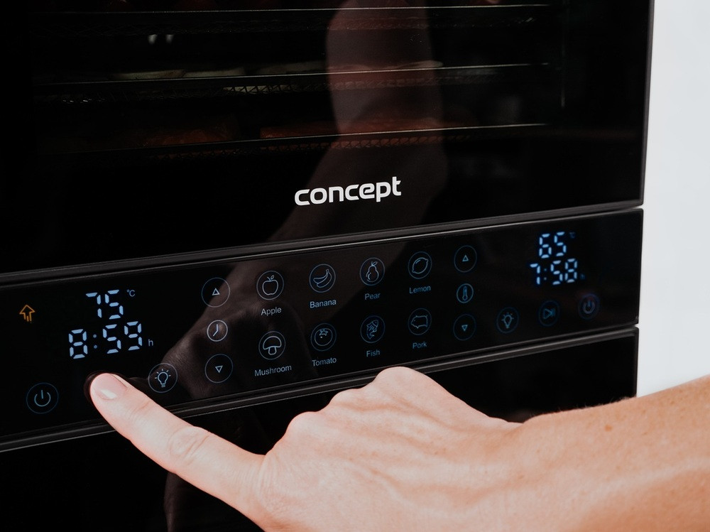 Intuitive Touch-Steuerung mit 8 voreingestellten Programmen